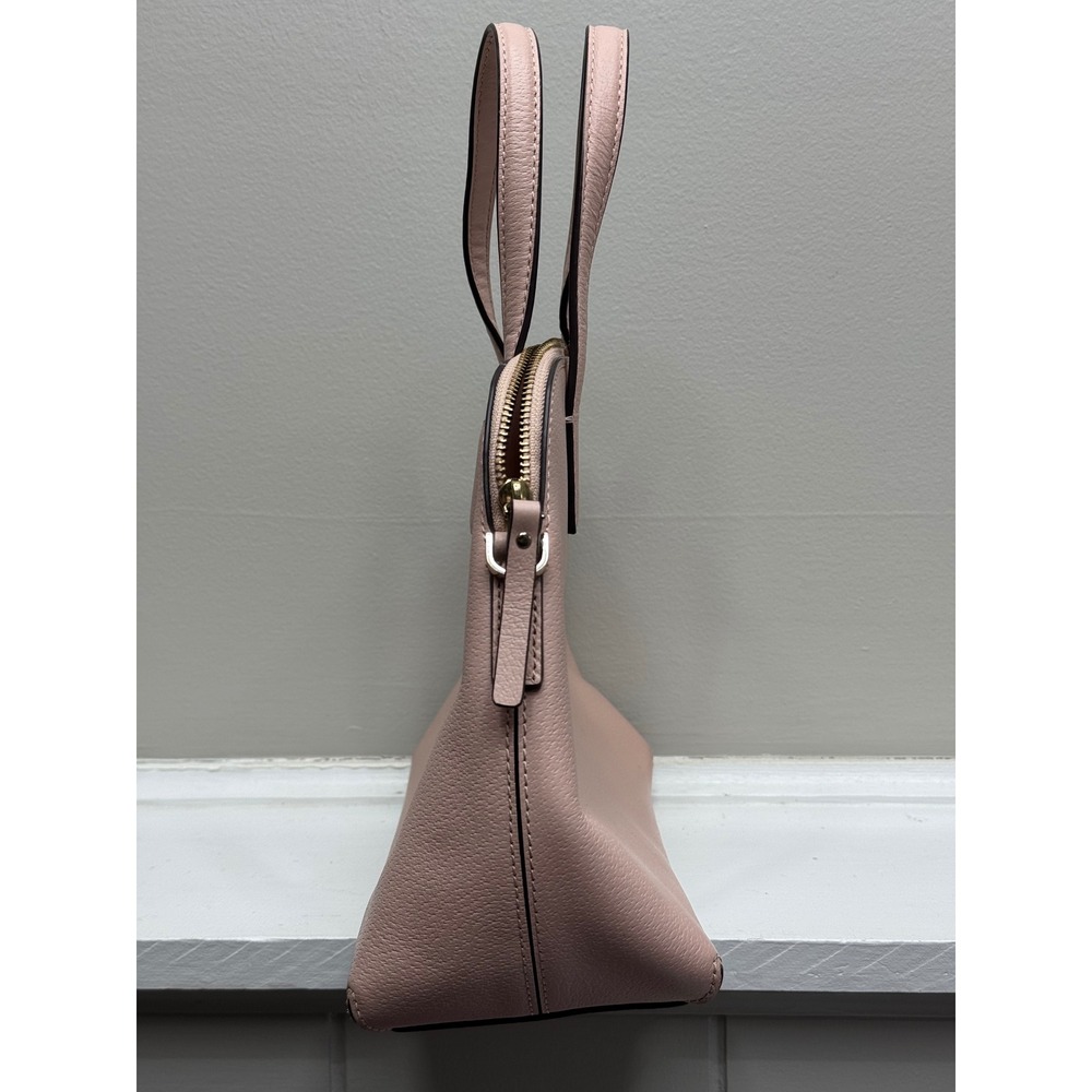 Kate Spade Satchel Bag Pink Leather Bow Top Handle Matthew's Street Maise Bag - Picture 4 of 13